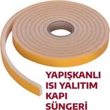 Hace Bazaar 3 Metre Yapışkanlı Kapı Bandı Isı Yalıtım Süngeri - standart - Renkli