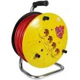 Hace Bazaar 35MT Makaralı Uzatma Kablo 3x1.5mm (K95) - Çok Renkli