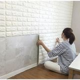 Hace Bazaar 3D Tuğla Desenli Kendinden Yapışkanlı Duvar Paneli 58X38 cm