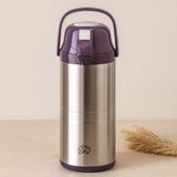 Hace Bazaar 4.5 L Pompalı 304 Çelik Termos - Musluklu Taşıma Kulplu -Hcb - 1