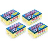 Hace Bazaar 4 Adet Jumbo Boy Endüstriyel Çok Amaçlı Bulaşık Süngeri 13X8X4 cm - standart