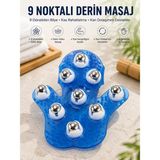 Hace Bazaar 9 Bilyeli El Şeklinde Omuz Bacak Masaj Aleti Masaj Eldiveni Giyilebilir Plastik Vücut Sıkılaştırıcı