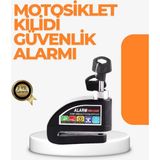 Hace Bazaar Alarm Sensörlü Disk Kilidi Motosiklet Scooter Bisiklet Güvenlik