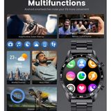 Hace Bazaar Android ve Ios Uyumlu Klasik Tasarımlı Erkek Spor Akıllı Saat, Gps ve Nfc Özellikli - Renkli - Standart - 1