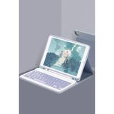Hace Bazaar Apple Ipad Air 11 (2024) Kılıf KC01 Smart Klavyeli Tablet Kılıfı - Lacivert - Renkli