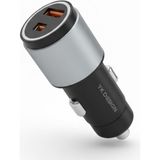 Hace Bazaar Araç Içi Çakmaklığa Takılantype-C ve USB Girişli 2 Portlu Hızlı Şarj Adaptörü (4887) - 1 - Renkli