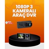 Hace Bazaar Araç Içi Güvenlik Kamerası | 3 Kanallı, 24 Saat Park Kaydı Destekli