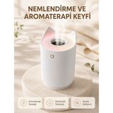 Hace Bazaar Aroma Difüzör Hava Nemlendirici Sessiz Çalışma LED Gece Lambası -Hcb - Renkli - 1