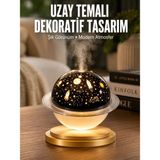 Hace Bazaar Aromaterapi Hava Nemlendirici Gece Lambası Uzay Model Satürn Oda Kokusu - HCB1233767-2389 - Çok Renkli