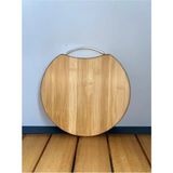 Hace Bazaar Bambu Kesim Sunum Tahtası 28*28*1,5 cm -70467 - Renkli
