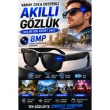 Hace Bazaar Birinci Şahıs Görüşlü 8mp Kameralı Yapay Zeka Akıllı Gözlük Chatgpt Destekli Model - 1
