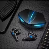Hace Bazaar Bluetooth 5.0 Kulak Içi Oyuncu Kulaklığı, Mikrofon ve Rgb Aydınlatmalı Siyah Tasarım - Renkli - 1