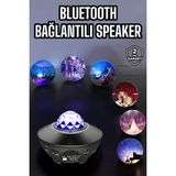 Hace Bazaar Çocuklara Özel Şarjlı Bluetooth Hoparlör Parti LED Lambası Yıldızlı Projeksiyon - 1