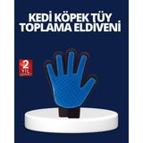 Hace Bazaar Evcil Hayvan Tüy Toplama ve Masaj Eldiveni – Köpek ve Kedi Tüy Dökülme Önleyici Bakım Eldiv - 1