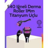 Hace Bazaar Evde Güvenli Kullanım Için Titanyum Derma Roller – Siyah Saplı - 1