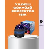 Hace Bazaar Galaxy Projektör – 360° Dönebilen Gece Lambası, Dekoratif Ambiyans Işığı - 1 - Çok Renkli