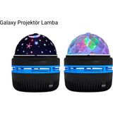 Hace Bazaar Galaxy Projektörlü Gece Lambası - 000-Siyah