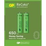 Hace Bazaar Gp Recyko 650MAH Aaa Şarjlı Ince Pil 63C092 2li Kart (4887)