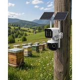 Hace Bazaar Güneş Enerjili Çiftlik Kamerası 9mp 4g Sım Kartlı Solar Güvenlik Kamerası 2 Yıl Garantili