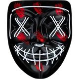 Hace Bazaar Hallowen Parti Maskesi Neon LED Işıklı Maske 3 Modlu Cadılar Bayramı Maskesi