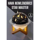 Hace Bazaar Hava Nemlendirici Projeksiyon Görünümlü USB Bağlantılı Aromaterapi - Renkli - 1