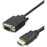 Hace Bazaar HDMI To VGA Görüntü Kablosu 1080P 1.8 M - Siyah HDX7872