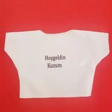 Hace Bazaar Hoşgeldin Kuzum Yazılı Oyuncak Tişörtü - Renkli