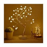 Hace Bazaar Işıklı Ağaç Inci LED Dekoratif Masa Üstü LED Işık - 0,5 W - Altın