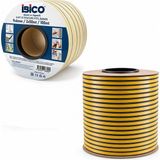 Hace Bazaar K.rengi 2X50 = 100MT Bobin Fitil Kapı - Pencere Bant D Profil 9X6MM Bandı (4887) -Hcb