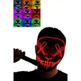 Hace Bazaar LED Işıklı Neon Maske Cadılar Bayramı Maskesi Korkunç Korku Maskesi