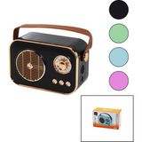 Hace Bazaar M4 Portable Wireless Hoparlör - Speaker Işıklı USB Şarjlı Renkli Kasa - Bronz Çerçeveusb - Dc