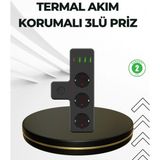 Hace Bazaar Masa Üstü Çoklu Priz USB ve Type-C Çıkışlı Güç Dağıtıcı - Renkli - standart