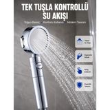 Hace Bazaar Masaj ve Yağmur Modlu Su Tasarruflu Duş Başlığı - Renkli - standart