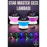 Hace Bazaar Mavi ve Mor Işıklı Projeksiyon Lambası - 1 - Çok Renkli