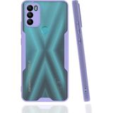 Hace Bazaar Mey Ithalat® General Mobile Gm 21 Plus Kılıf Platin Silikon - Lila - Renkli