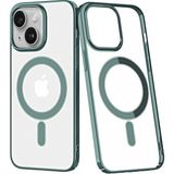 Hace Bazaar Mey Ithalat® iPhone 14 Plus Kılıf Element Magneticsafe Sert Kapak - Köknar Yeşili - Renkli