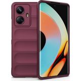 Hace Bazaar Mey Ithalat® Realme 10 Pro 5g Kılıf Optimum Silikon - Bordo - Renkli