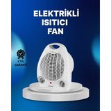 Hace Bazaar Mini Elektrikli Isıtıcı – 2000W Güç, Fanlı Isıtma, 3 Isı Modu