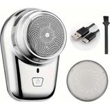 Hace Bazaar Mini Shaver Sıfır Sakal Taşınabilir Şarjlı Tıraş Makinesi Ipx6 Korumalı (4887) - 1