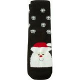 Hace Bazaar Noel Baba Yılbaşı Kalın Penye Çorap - Standart - Siyah