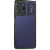 Hace Bazaar Poco X5 Pro 5g Kılıf Lensli Silikon - Yeşil - 1 - Renkli