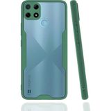 Hace Bazaar Realme C25Y Kılıf Platin Silikon - Yeşil - 1 - Renkli
