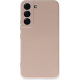 Hace Bazaar Samsung Galaxy S23 Plus Kılıf Nano Içi Kadife Silikon - Pudra - 1 - Renkli