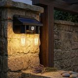 Hace Bazaar Sensörlü Solar Ikili LED Ampul Lamba - Çift Başlıklı - Güneş Enerjili Aydınlatma - Renkli - standart