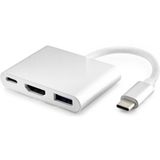 Hace Bazaar Type-C Hub HDMI 4K USB 3.0 3 Port - Gri HDX7764 - 1