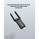 Hace Bazaar USB Wifi Adaptör – 1200 Mbps Hız - Renkli