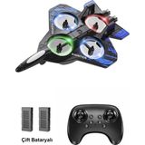 Hace Bazaar Uzaktan Kumandalı Akrobatik Rc Uçak, 2.4 Ghz Frekans ve 2 Batarya ile Uzun Uçuş Keyfi - Renkli