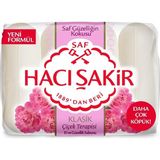 Hacı Şakir 4x70 gr Klasik Çiçek Terapisi Güzellik Sabunu