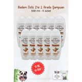 Hacı Şakir Badem 2'si 1 Arada Kepeğe Karşı 11x500 ml Rosie Şampuan