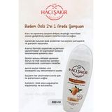 Hacı Şakir Badem 2'si 1 Arada Kepeğe Karşı 4x500 ml Rosie Şampuan